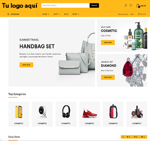 Plantilla para tienda